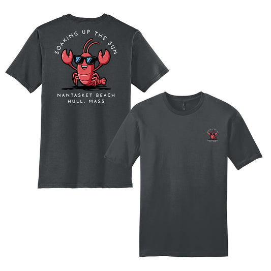 Personalize Free Beach Lobster, Cohasset, Adult Cotton Tees from Baby Squid Ink 