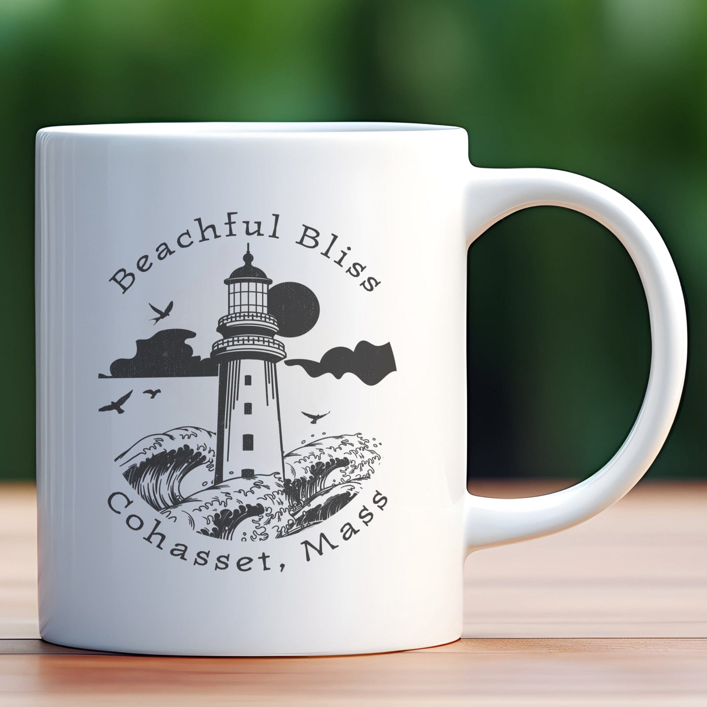 Personalize Free Cohasset MA: Ceramic Mug Collection from Baby Squid Ink 