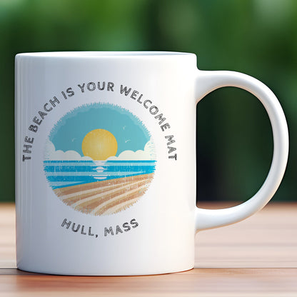 Personalize Free Hull MA Ceramic Mug Collection from Baby Squid Ink 