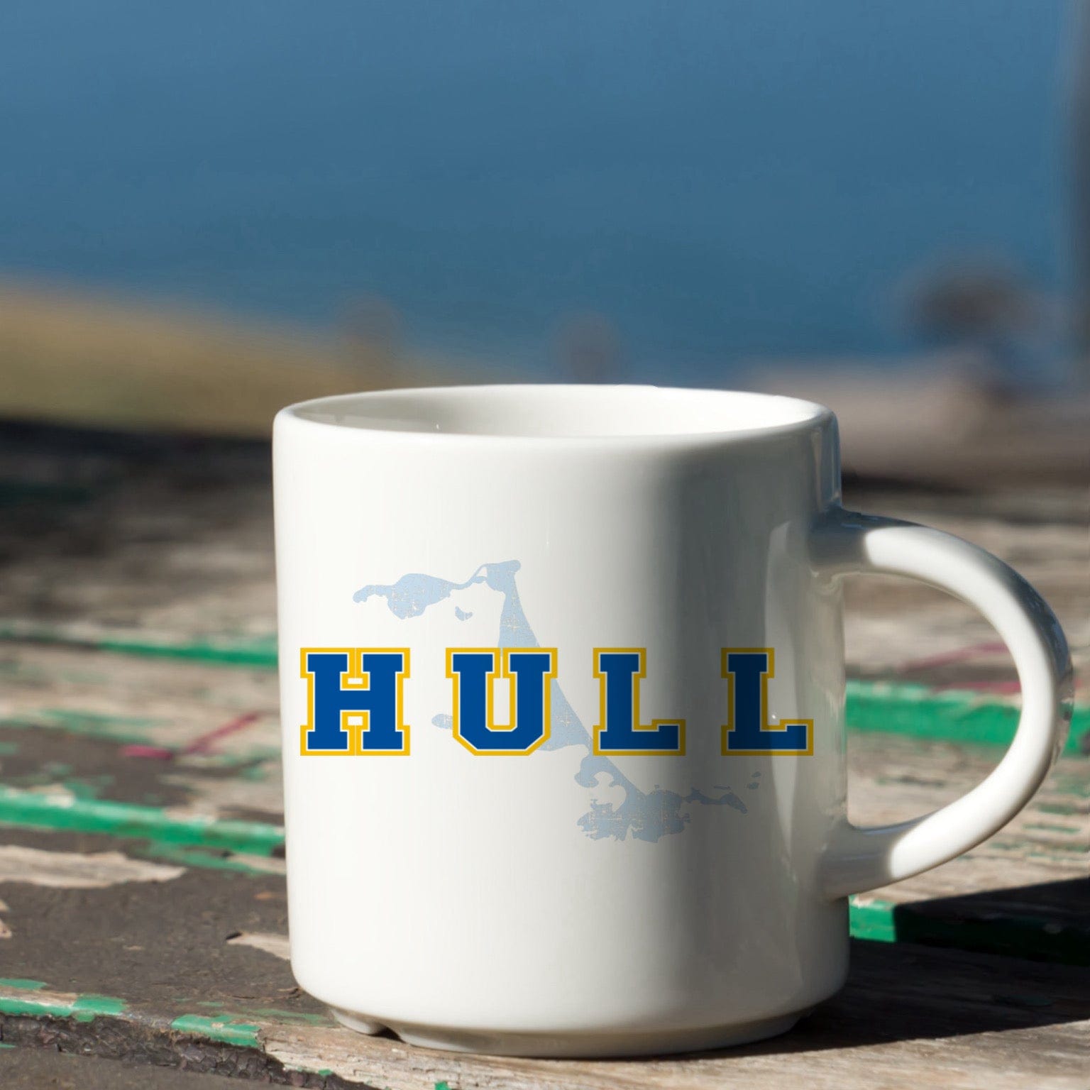 Personalize Free Hull MA, Ceramic Mug from Baby Squid Ink 