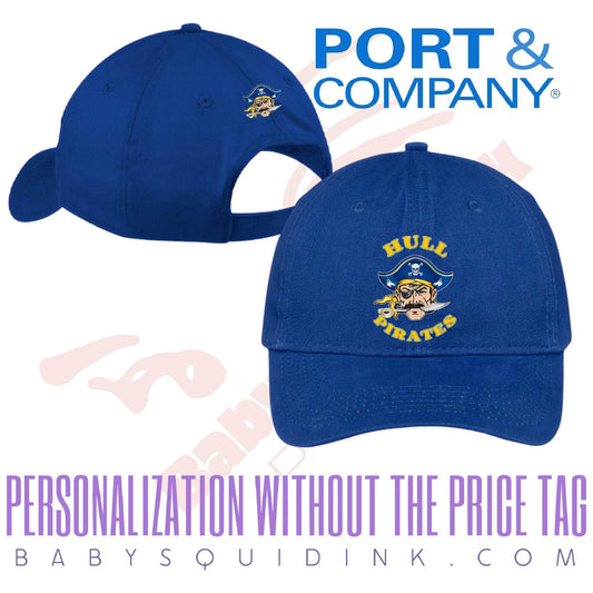 Hull Pirates, Adult Cotton Ball Cap Personalize Free