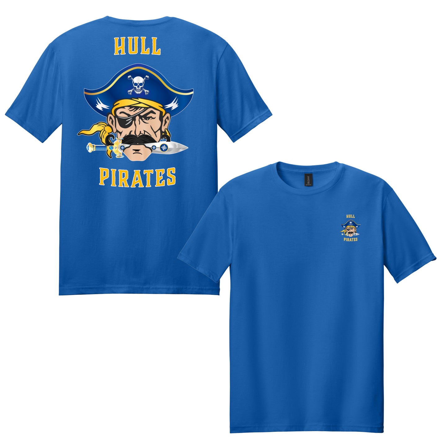 Personalize Free Hull Pirates, Adult Cotton Tee from Baby Squid Ink 