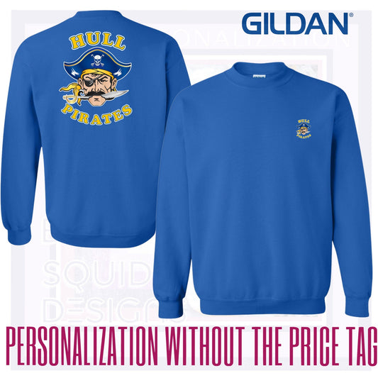 Hull Pirates, Adult Fleece Sweatshirt Personalize Free