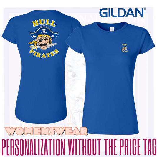 Hull Pirates, Womens Cotton Tee Personalize Free