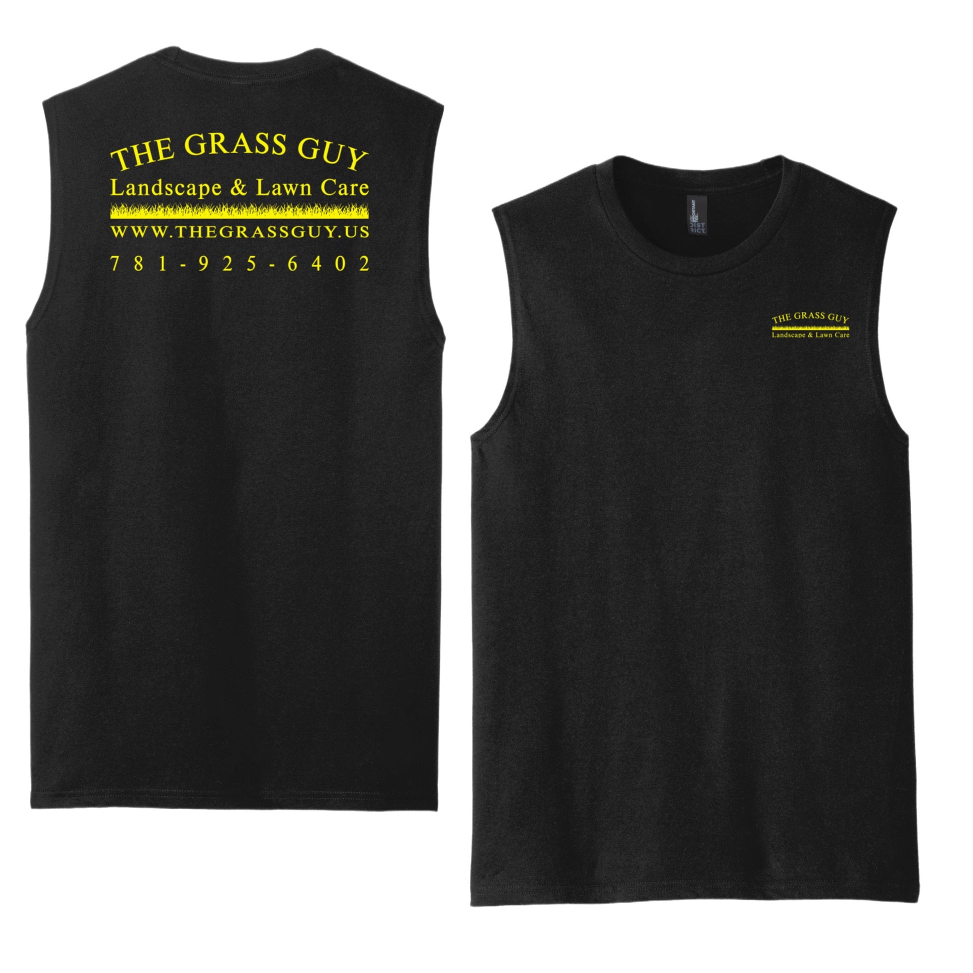 Personalize Free The Grass Guy 100% Cotton Sleeveless Tee from Baby Squid Ink 