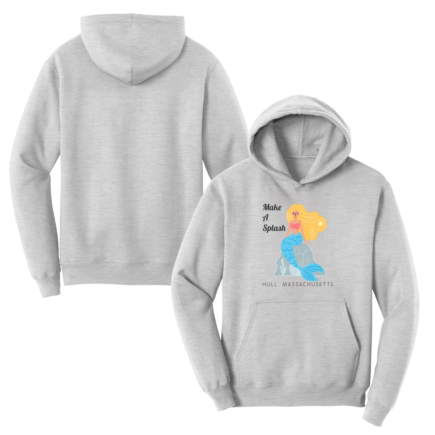 Make a Splash, Kids Fleece Hoodie Sweatshirts, Hull