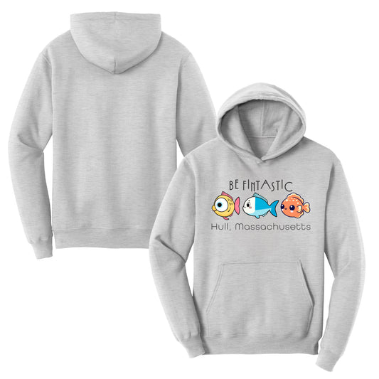 Be Fintastic, Kids Fleece Hoodie Sweatshirts, Hull