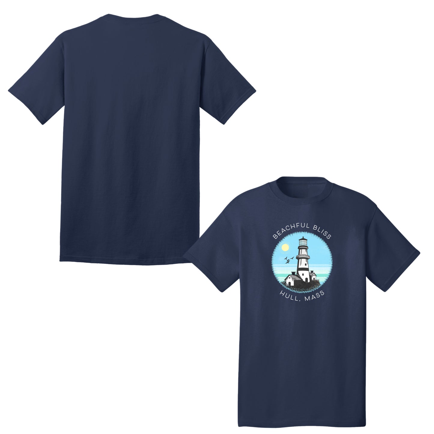 Beachful Bliss, Adult Cotton Tees, Hull