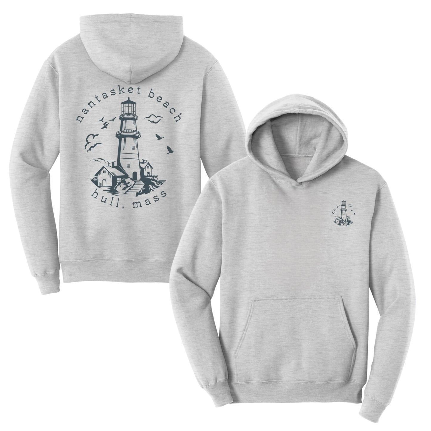 Lighthouse, Adult Fleece Hoodie Sweatshirts, Hull