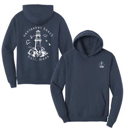 Lighthouse, Adult Fleece Hoodie Sweatshirts, Hull