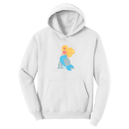 Customizable Playful Mermaid Design, Fleece Hoodie