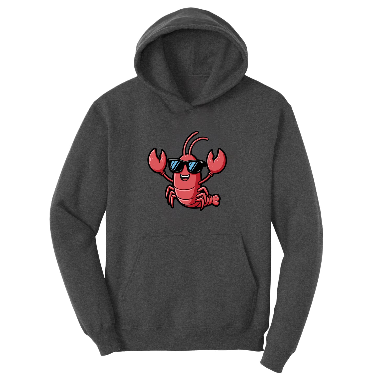 Customizable Lobster Design, Fleece Hoodie