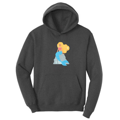 Customizable Playful Mermaid Design, Fleece Hoodie