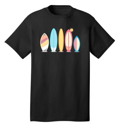 Customizable Surfboard Design, 100% Cotton Tee