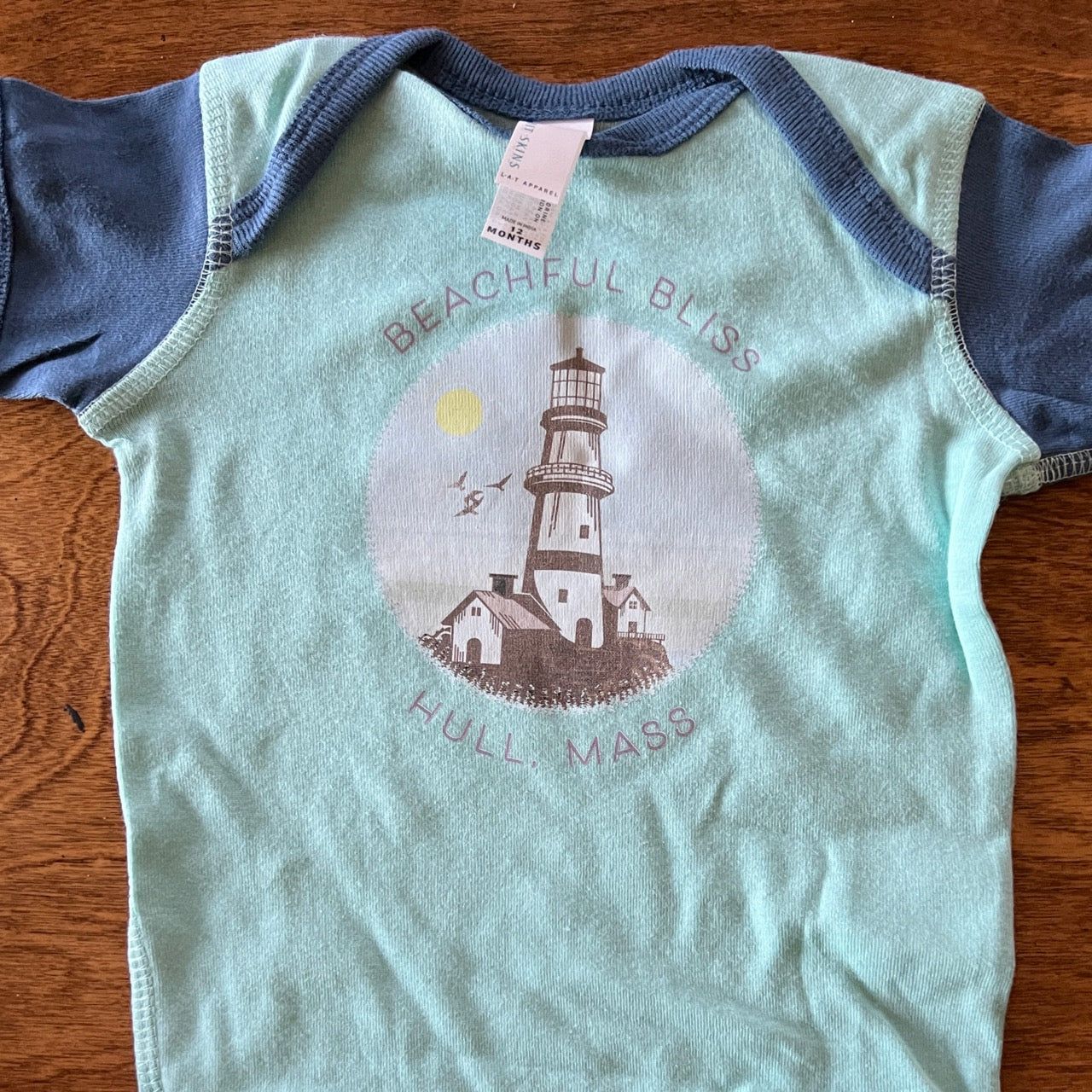 Hull Lighthouse, Infant Cotton Onesie