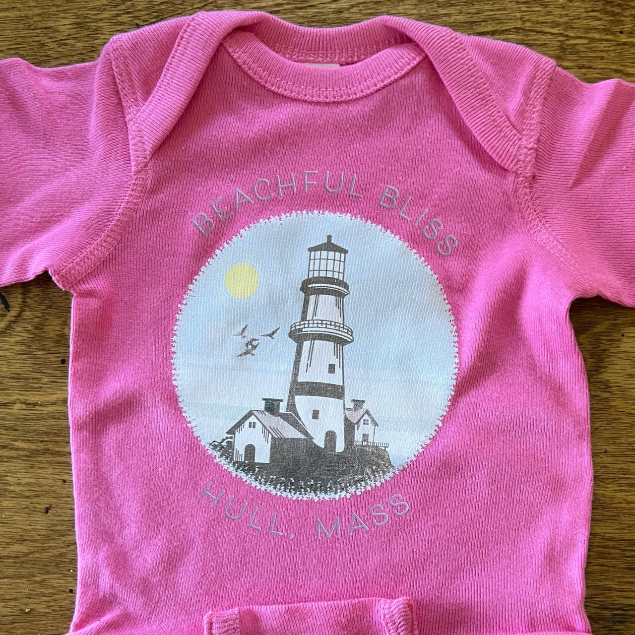 Hull Lighthouse, Infant Cotton Onesie