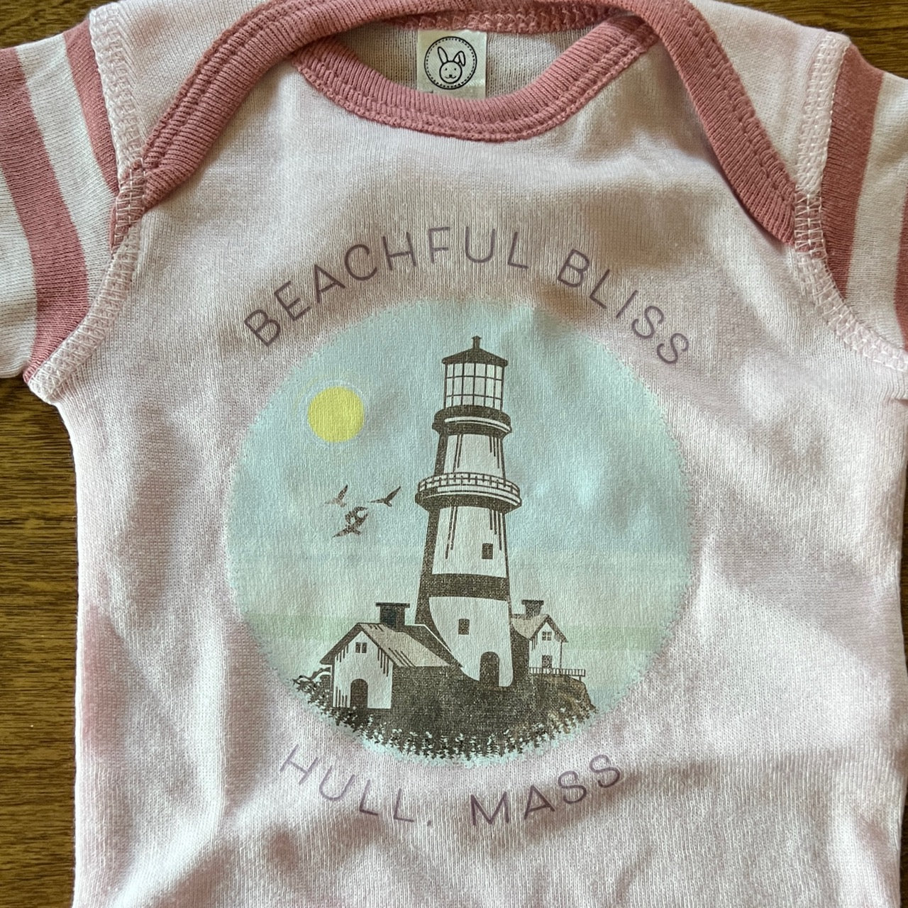 Hull Lighthouse, Infant Cotton Onesie