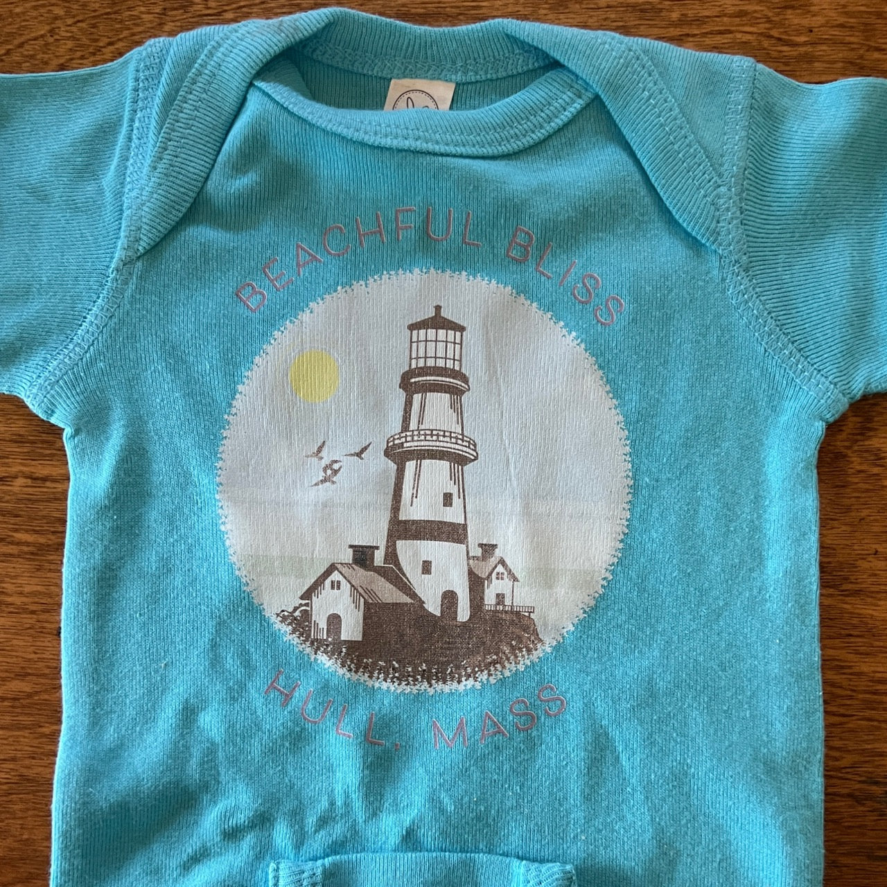 Hull Lighthouse, Infant Cotton Onesie