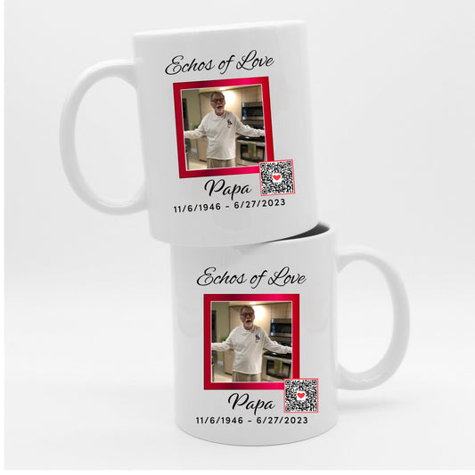 Audio Memory Photo Mug - Baby Squid Ink