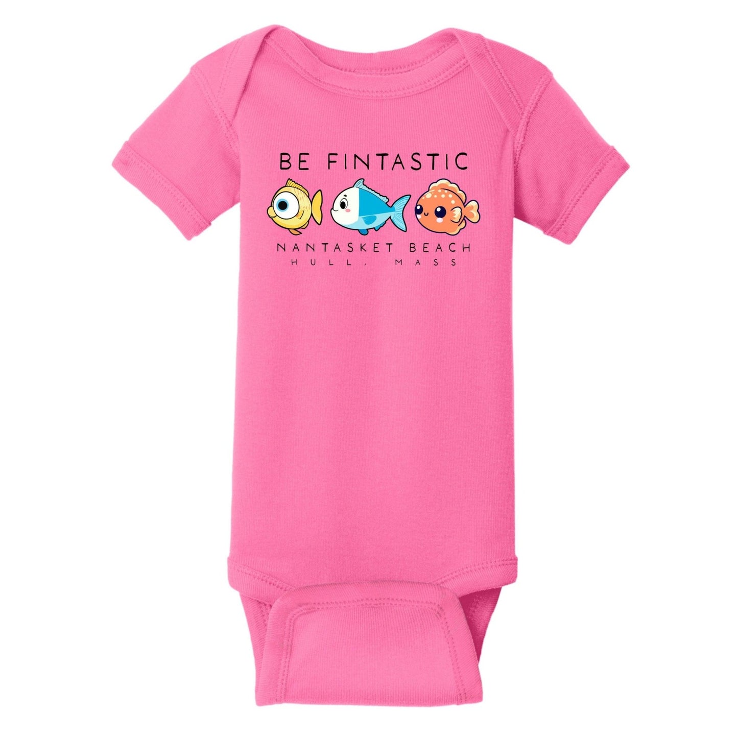 Be Fintastic, Infant Cotton Onesie, Hull - Baby Squid Ink