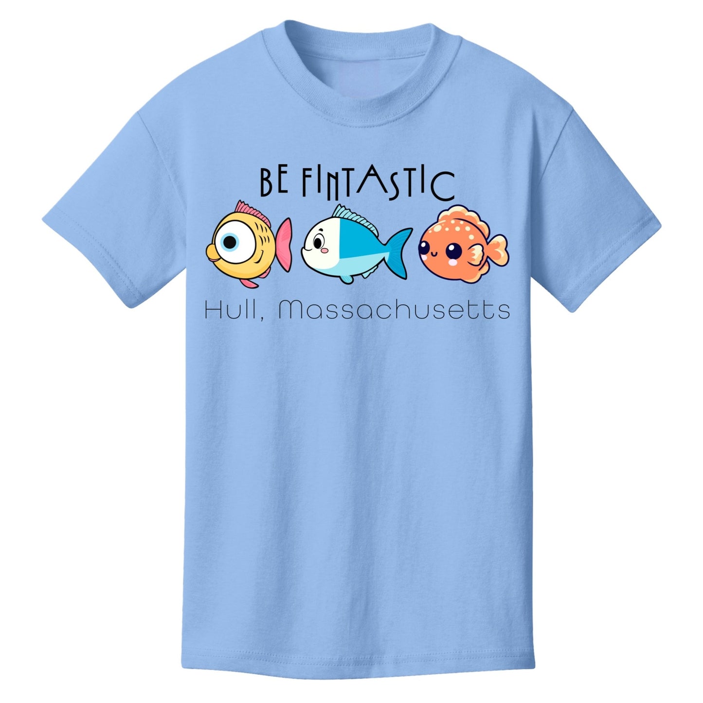 Be Fintastic, Kids 100% Cotton Tees - Baby Squid Ink