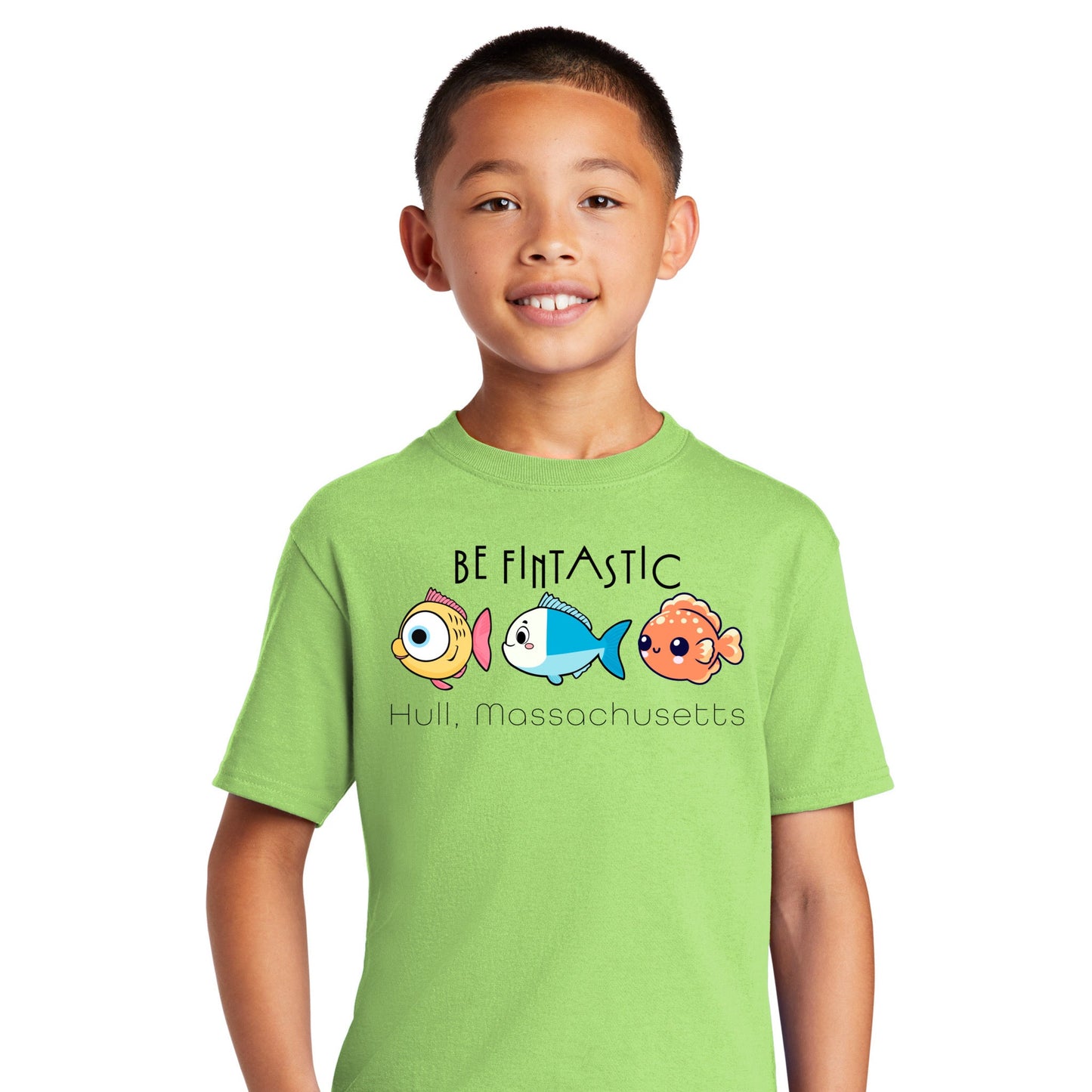 Be Fintastic, Kids 100% Cotton Tees - Baby Squid Ink