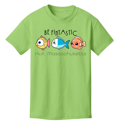 Be Fintastic, Kids 100% Cotton Tees - Baby Squid Ink