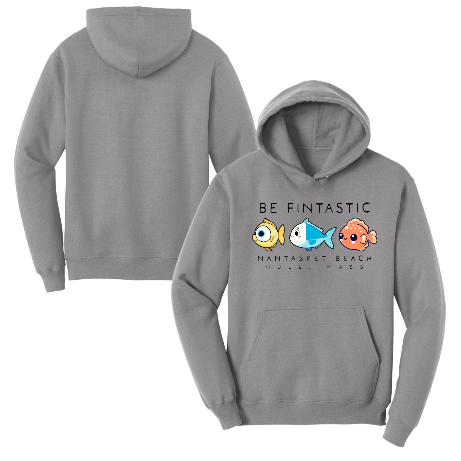 Be Fintastic, Kids Fleece Sweatshirts, Hull - Baby Squid Ink