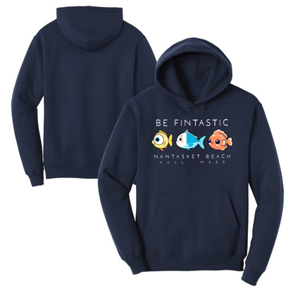 Be Fintastic, Kids Fleece Sweatshirts, Hull - Baby Squid Ink