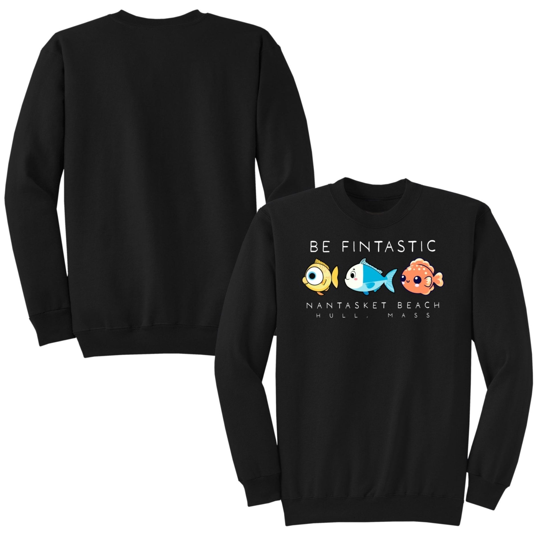 Be Fintastic, Kids Fleece Sweatshirts, Hull - Baby Squid Ink