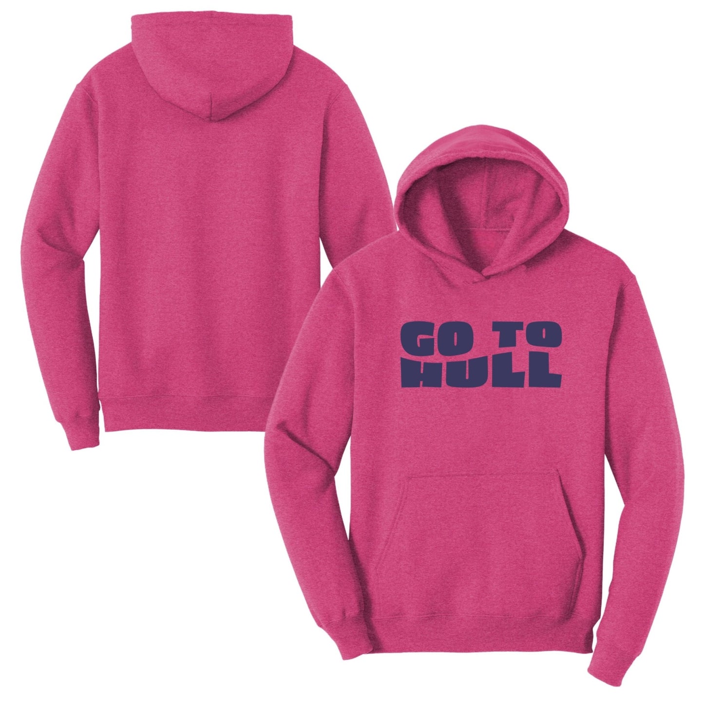 Go to Hull, Adult Fleece Sweatshirts, Hull - Baby Squid Ink