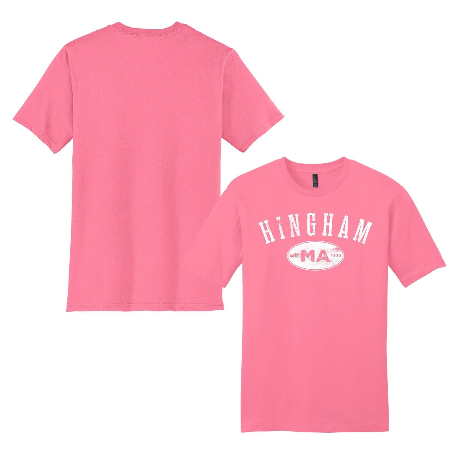 Hingham Mass, Adult Cotton Tee - Baby Squid Ink