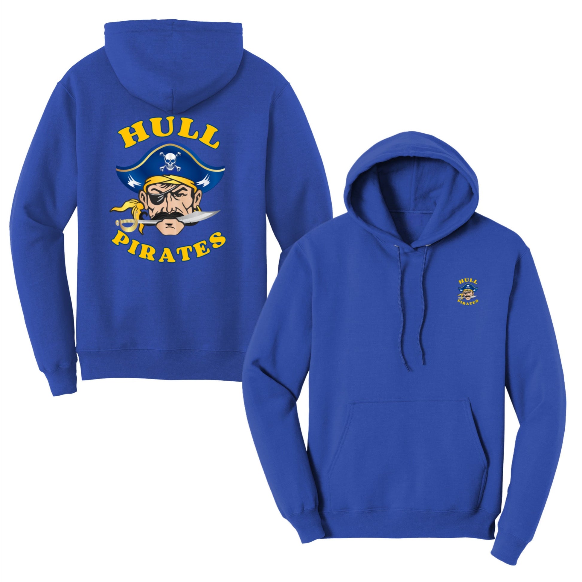 Hull Pirates, Adult Fleece Hoodie - Baby Squid Ink