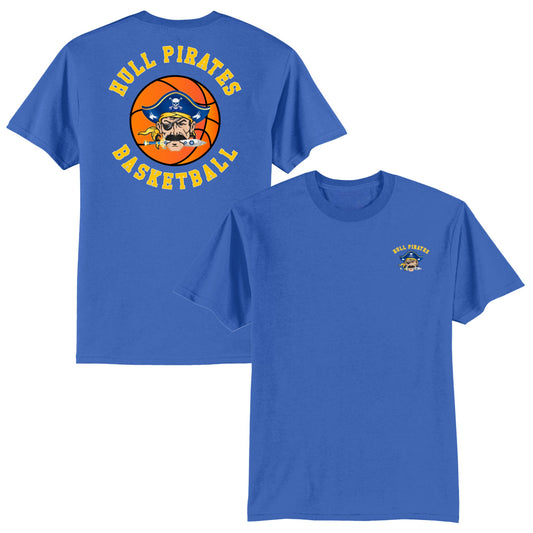 Hull Pirates Basketball, Cotton Tees, Adult Sizes - Baby Squid Ink