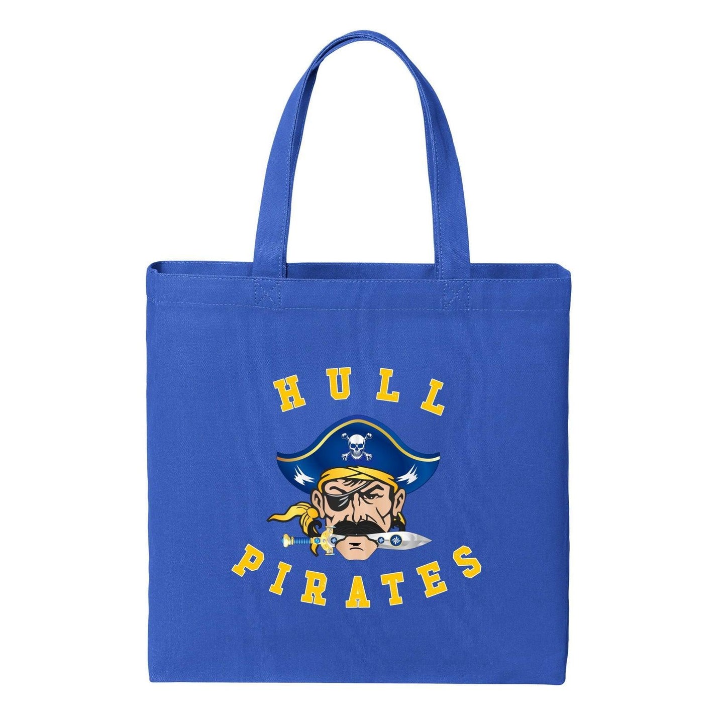 Hull Pirates, Cotton Canvas Tote Bag - Baby Squid Ink