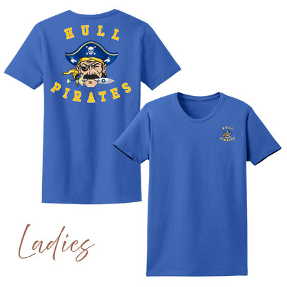 Hull Pirates, Cotton Tees, Adult Sizes - Baby Squid Ink