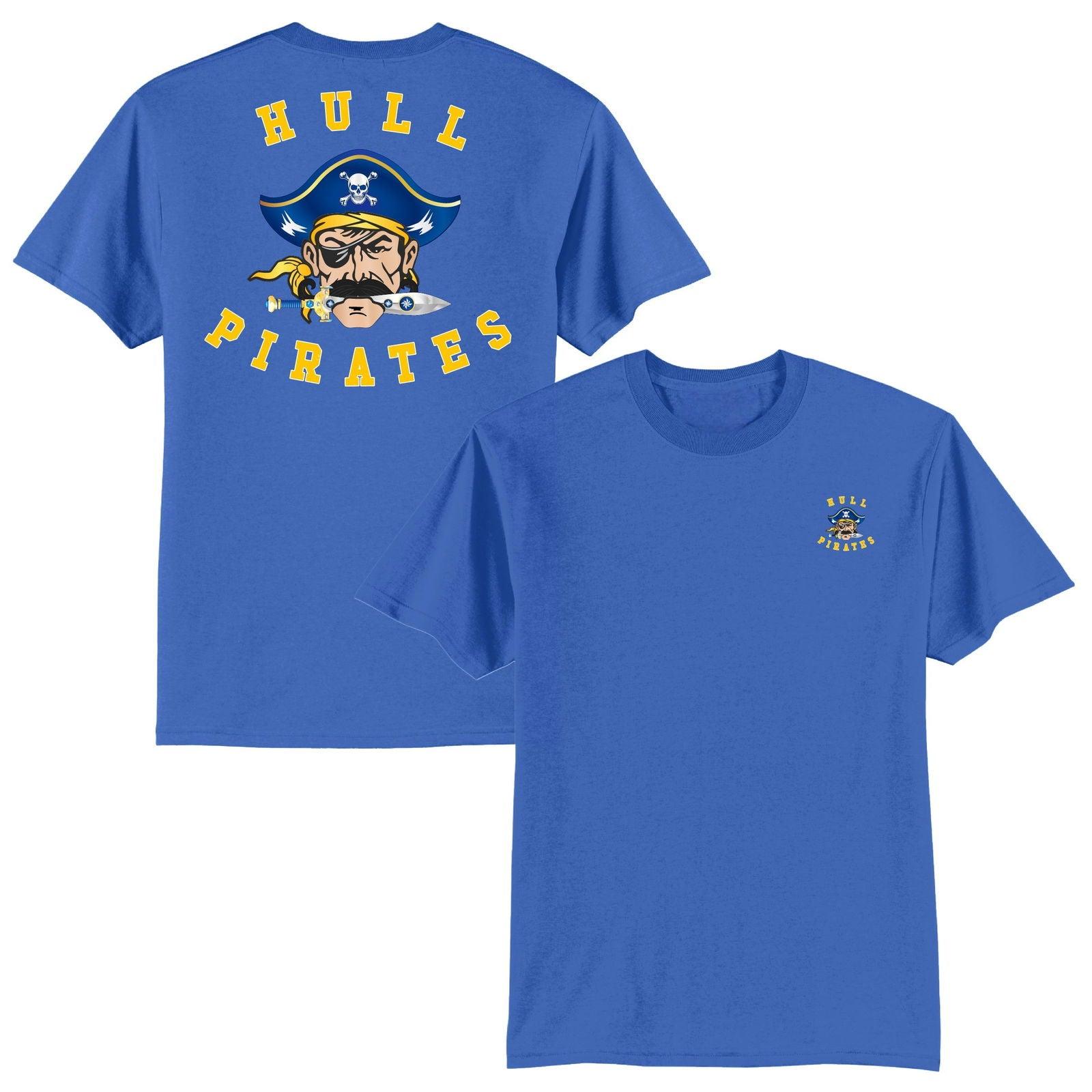 Hull Pirates, Cotton Tees, Adult Sizes - Baby Squid Ink