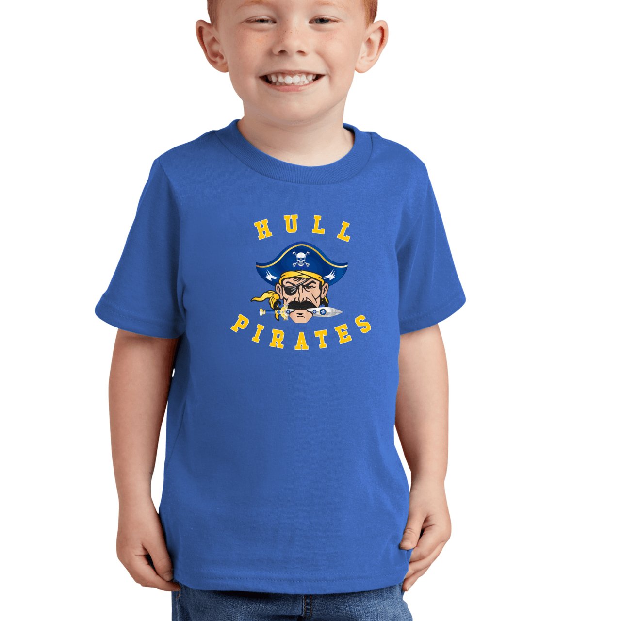 Hull Pirates, Cotton Tees, Kids Sizes - Baby Squid Ink