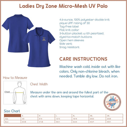 Hull Pirates, Dry Zone UV Polos, Adult Sizes - Baby Squid Ink