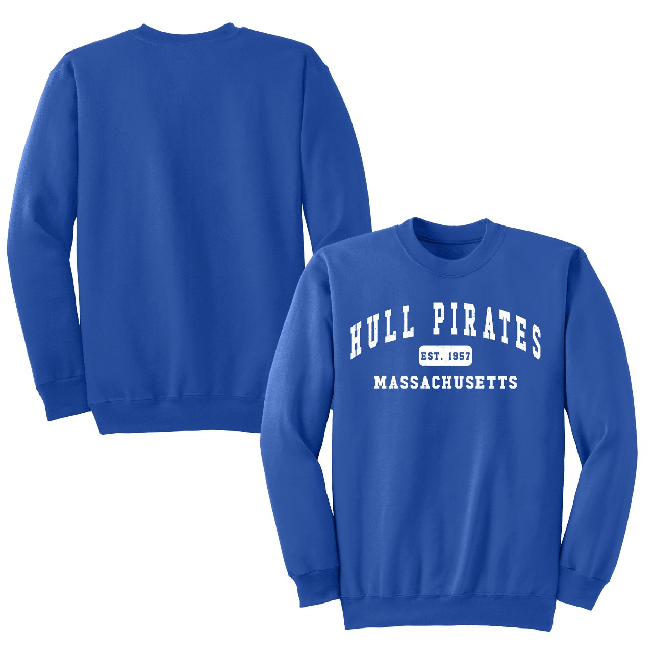 Hull Pirates Established 1957, Fleece Sweatshirts, Adult Sizes - Baby Squid Ink