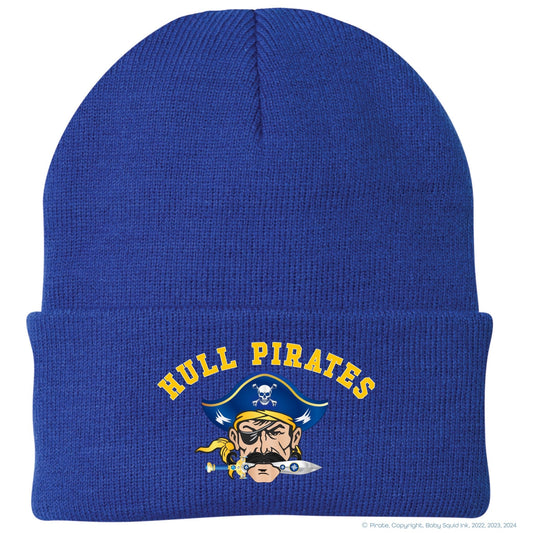 Hull Pirates, Knit Hat with Cuff, Adult Size - Baby Squid Ink