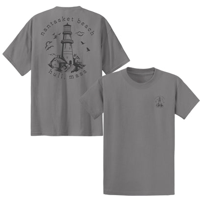 Lighthouse, Kids Cotton Tees, Hull - Baby Squid Ink