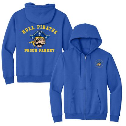 Lillian M. Jacobs School, Adult Fleece Full Zip Hoodie - Baby Squid Ink